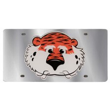 reflective Aubie license plate